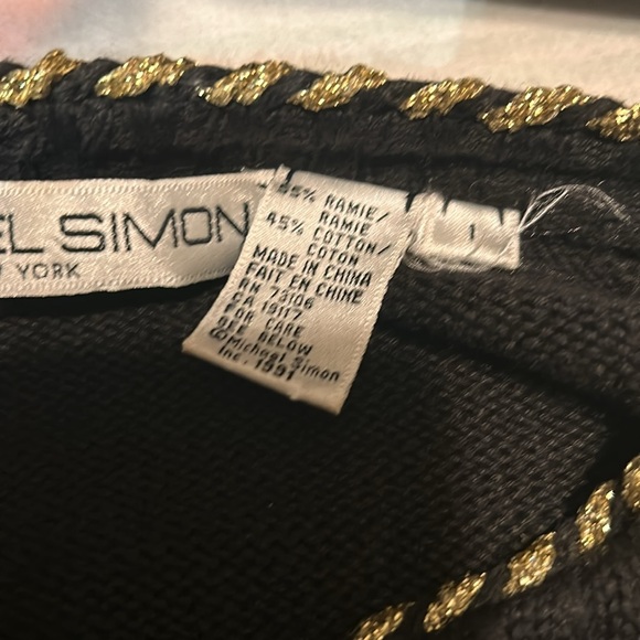 Vintage Michael Simon Year of the Dragon Beaded and Sequined Dragon Sweater. - Picture 9 of 12